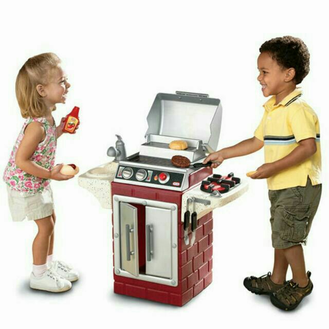 little tikes play kitchen with grill