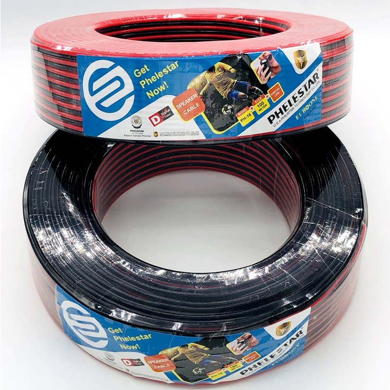 PHELESTAR 100M 16 RB Speaker Wire Speaker Cable Shopee Philippines