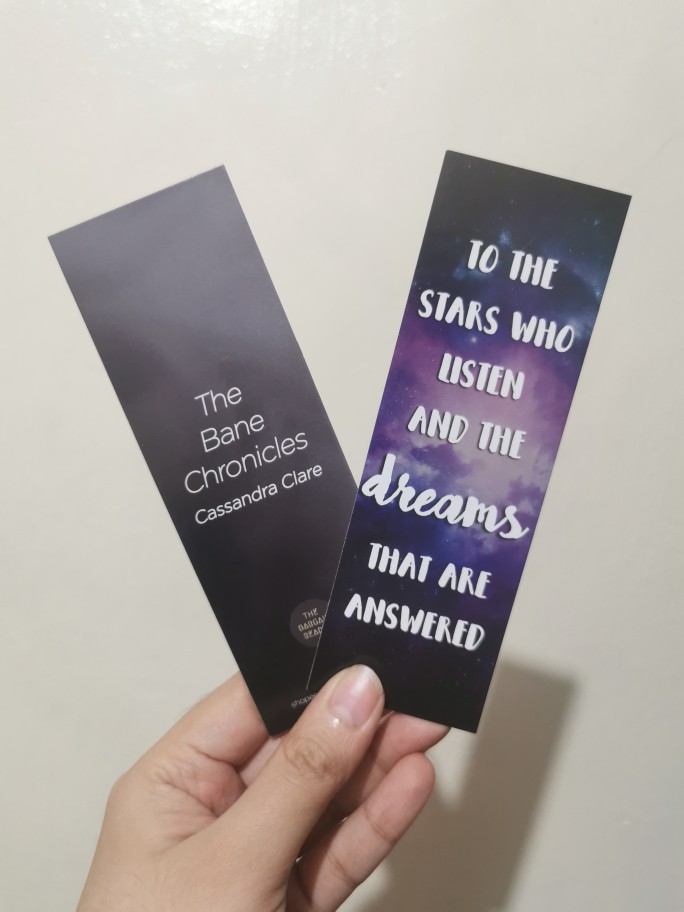 Mortal Instruments Cassandra Clare Rune Bookmarks Singles Shopee Philippines