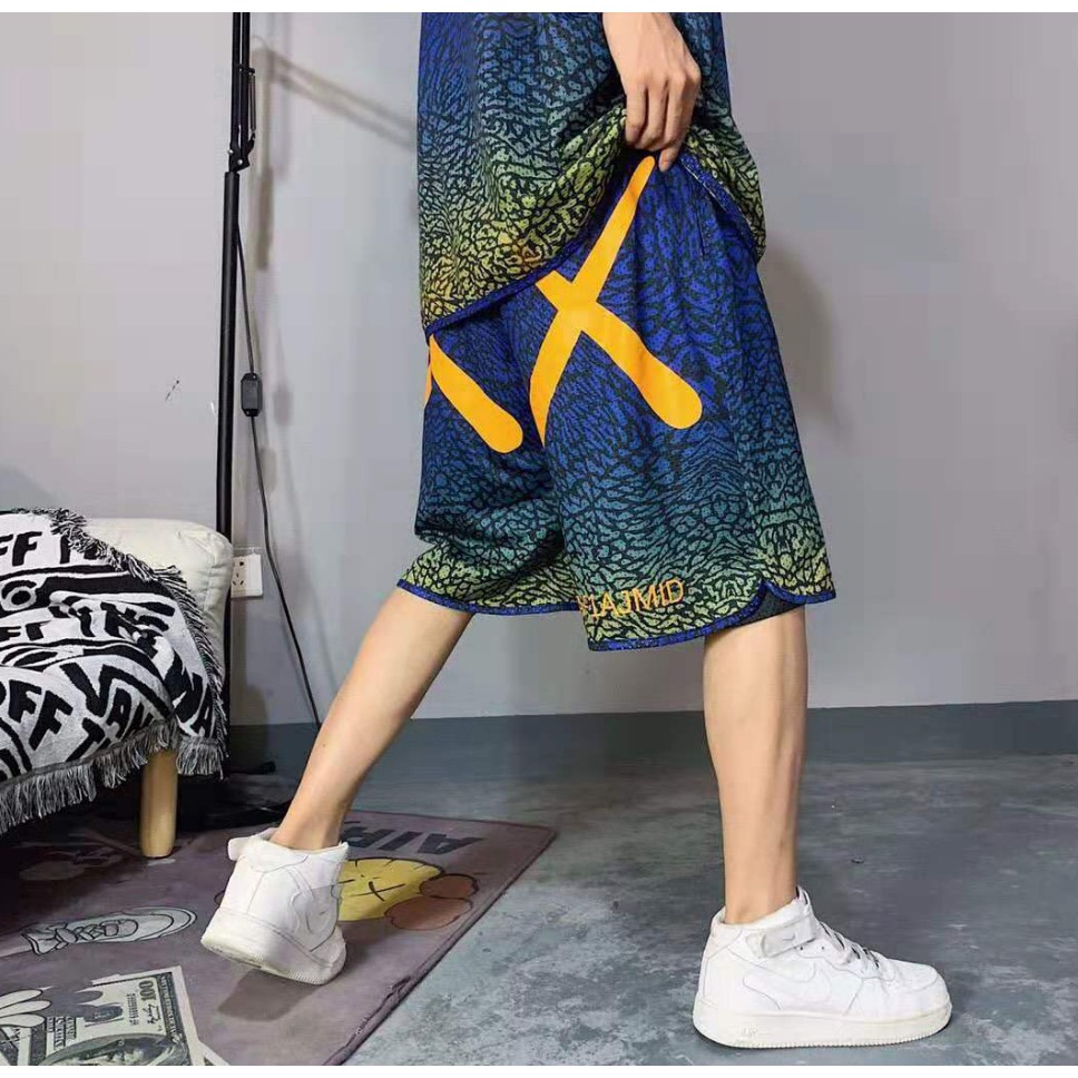 air force 1 high with shorts