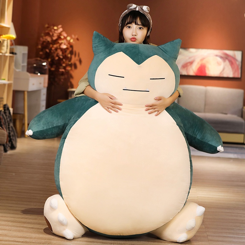 Snorlax Pokemon Plush Stuffed Toys Anime Pokemon Dolls Extra Large Size Soft Throw Pillow Girl Boy Gift Shopee Philippines