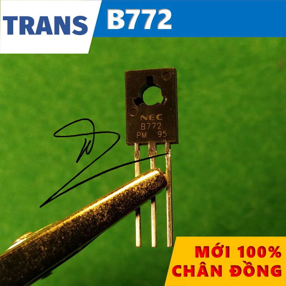 B772 New Transistor / Copper Foot -3A / 40V / 10W TO-126 | Shopee ...