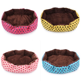 Pet Bed Cat Kennel Kennel Octagonal Wave Point sleep Warm Warm And Comfortable Washable Pet Pad