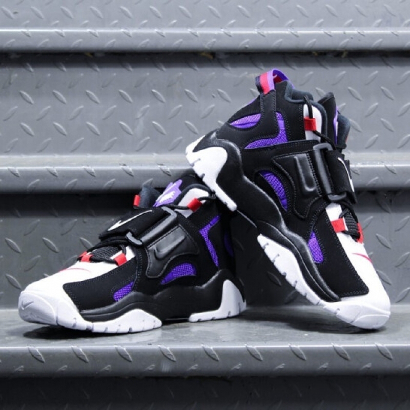 purple high top basketball shoes