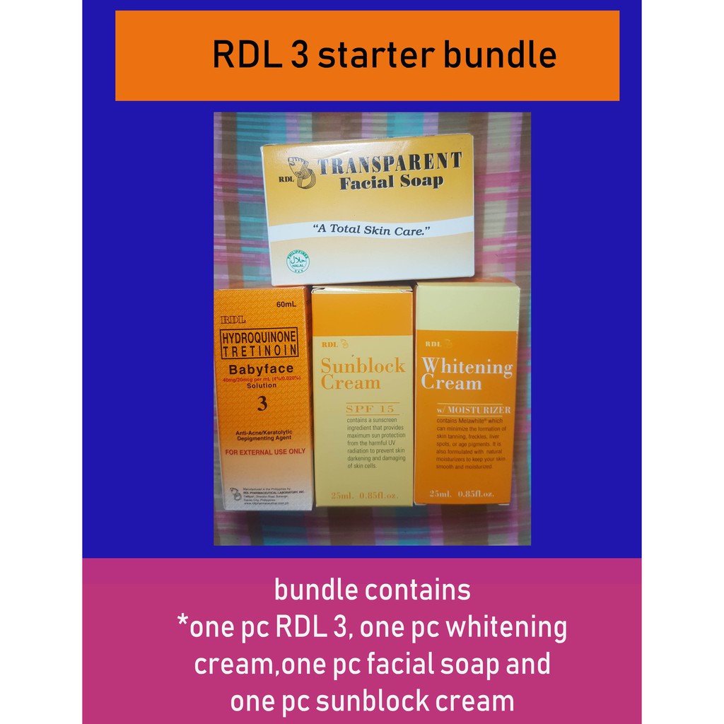 rdl cream for pimples