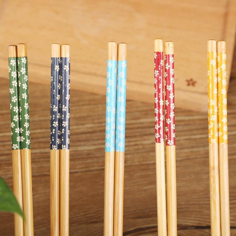 1 Pairs Chinese Natural Wood Chopsticks Cooking Durable Shopee