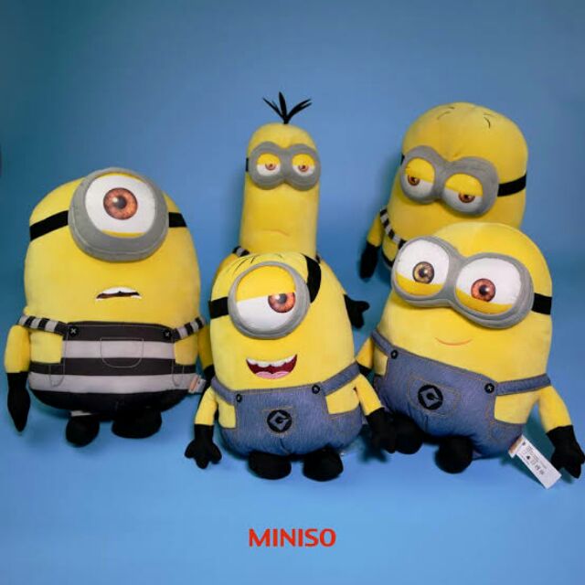 Authentic Miniso Minions Plush Toy 