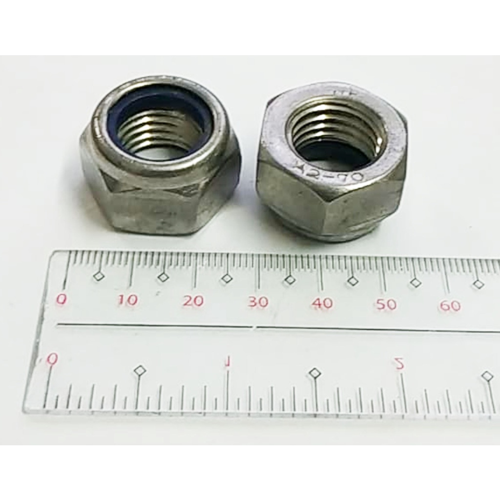 SS LOCK NUT 16MM ( PRICE PER PIECE ) STAINLESS STEEL LOCKNUT SELF