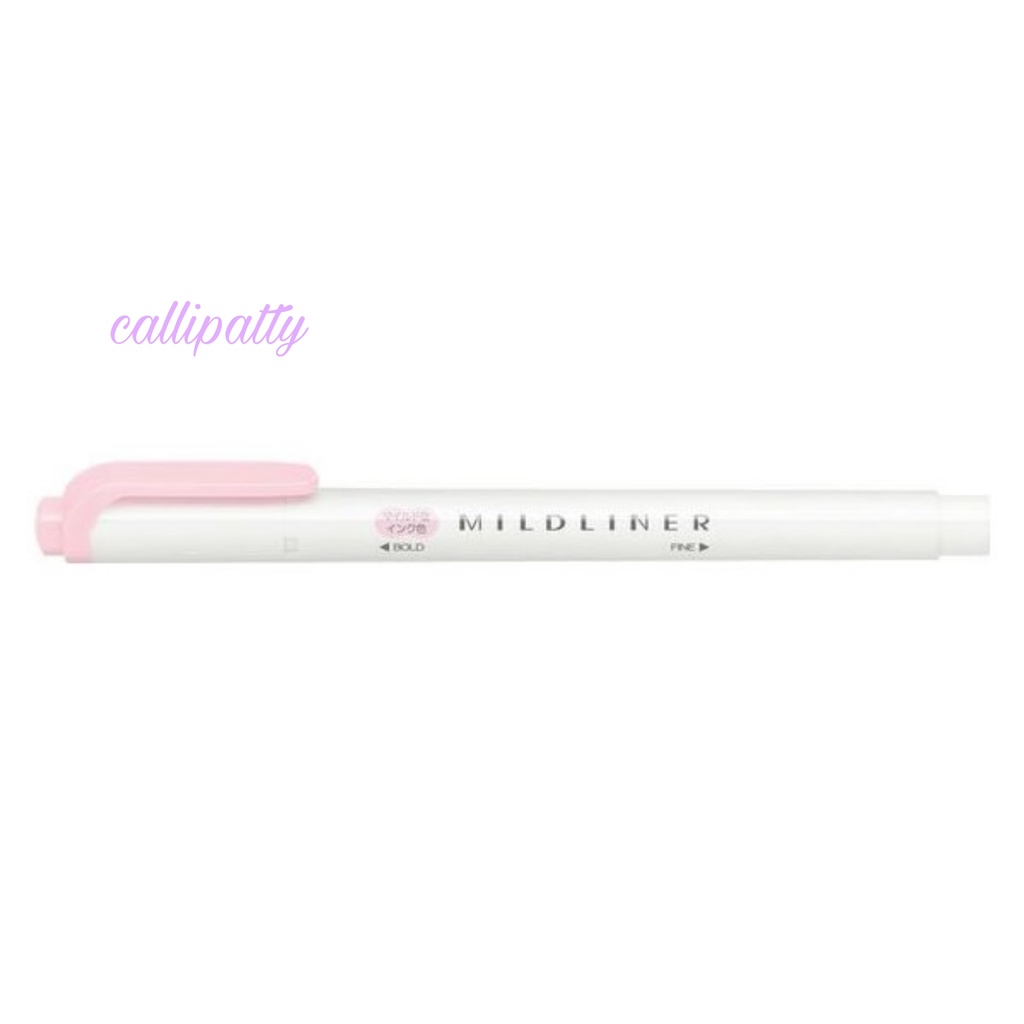 NEW COLOR Zebra Mildliner MILD BABY PINK DoubleEnded Highlighter (WKT7MBP) Shopee Philippines