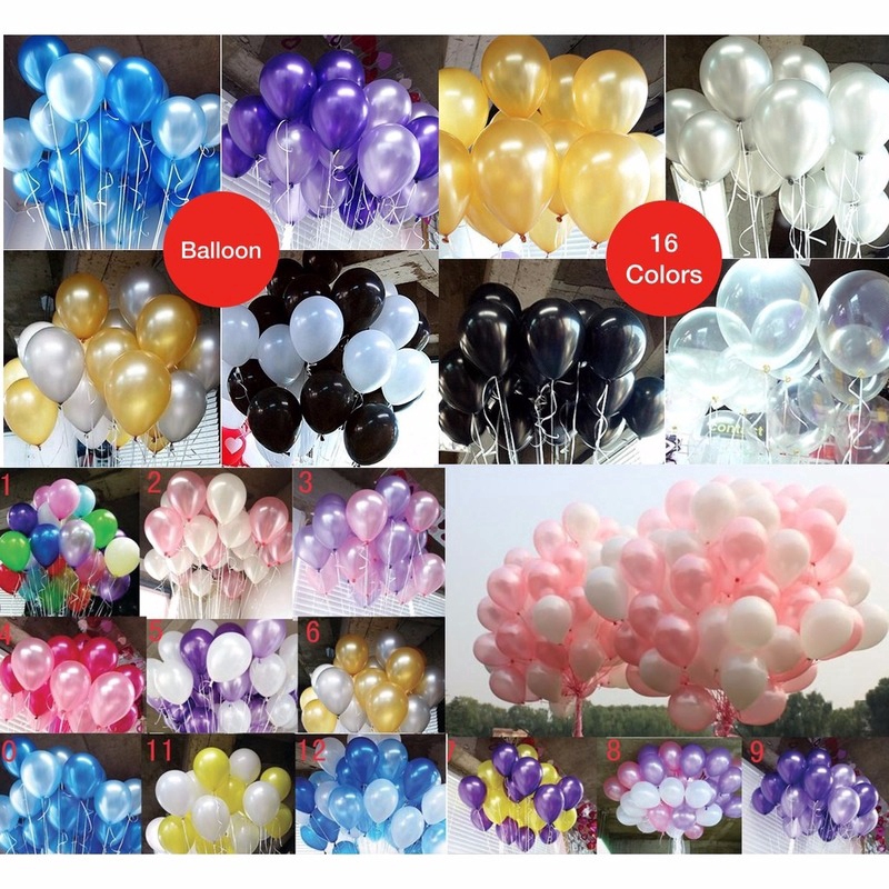 20pcs Latex 12in Thick Balloons Wedding Birthday Christmas Party Decorative