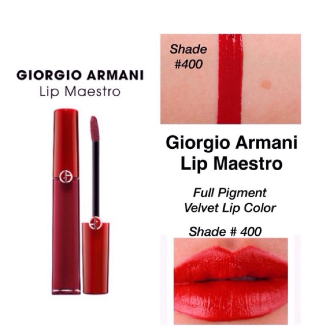 lip maestro armani 400