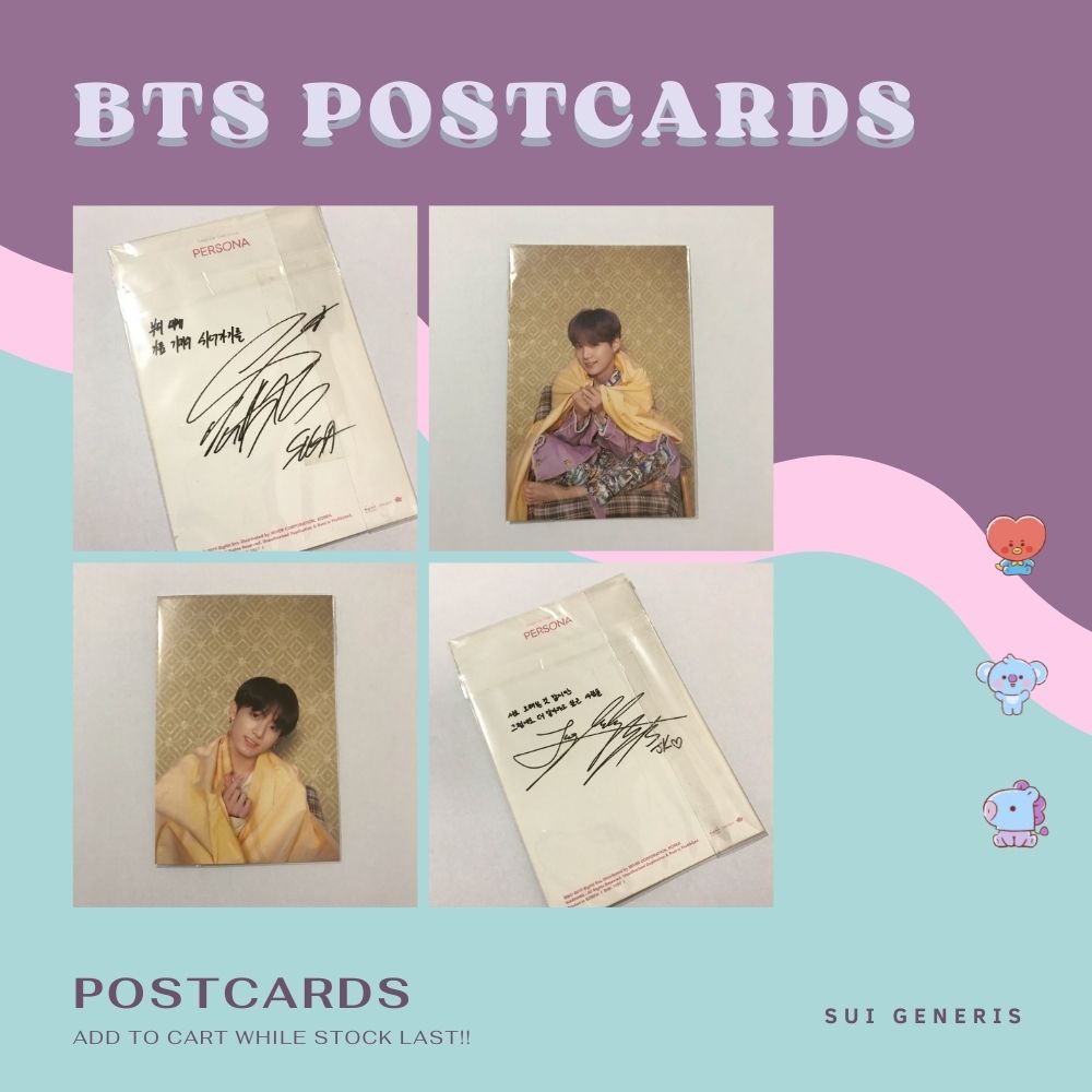 SG BTS OFFICIAL PERSONA POSTCARDS Shopee Philippines
