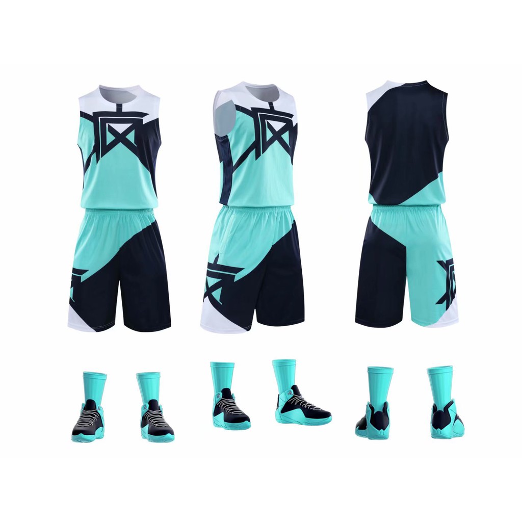 turquoise basketball jersey