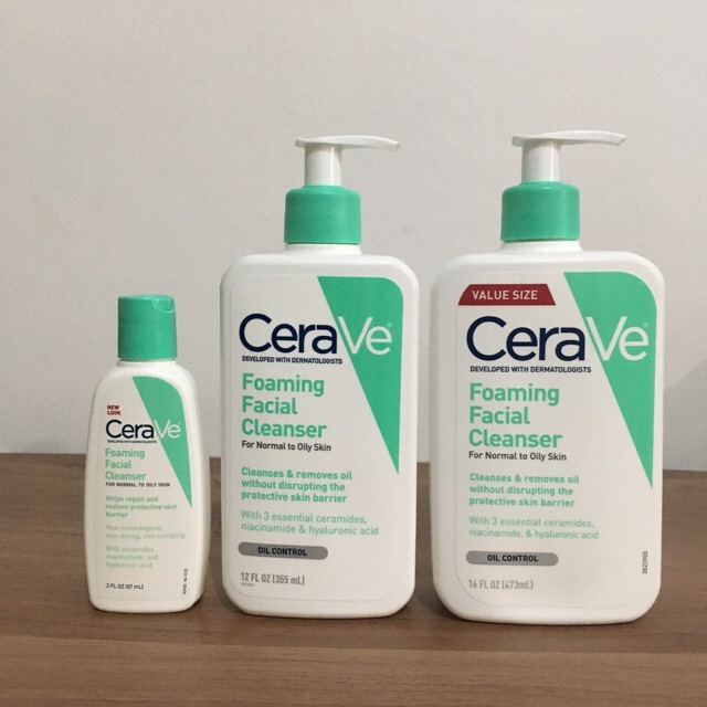Cerave Foaming Facial Cleanser 3oz19oz Shopee Philippines