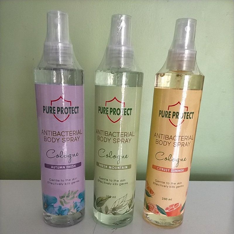 Antibacterial body spray Cologne 250ml Shopee Philippines
