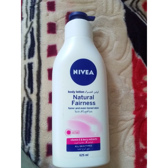 nivea lotion natural fairness