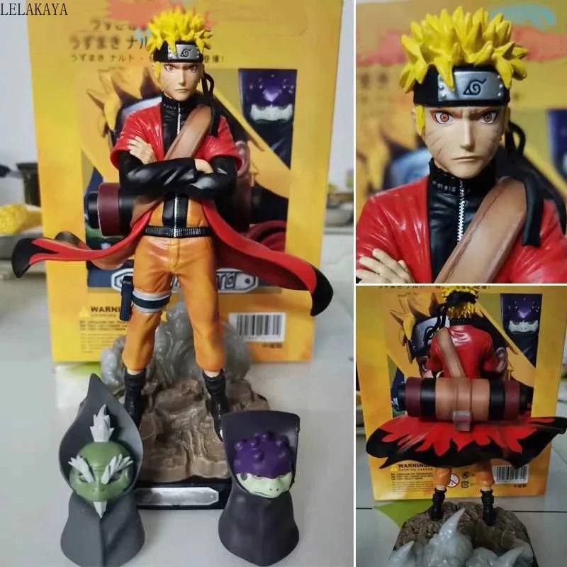 Anime Naruto Shippuden Uzumaki Naruto With Frog Yondaime Standing Ver Sage  Mode PVC Action Figure Mo | Shopee Philippines