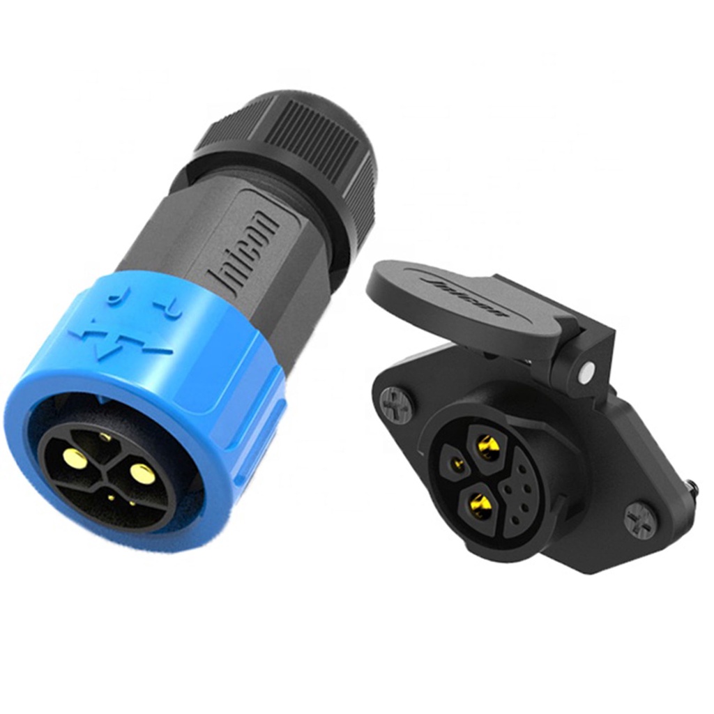 Ebike charger connector quick lock 2+1+5P 8pin waterproof for EScooter