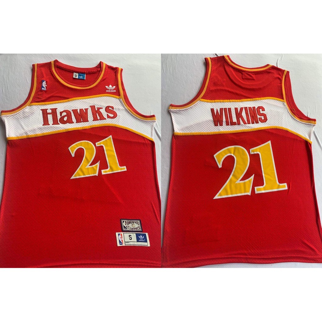 atlanta hawks wilkins jersey