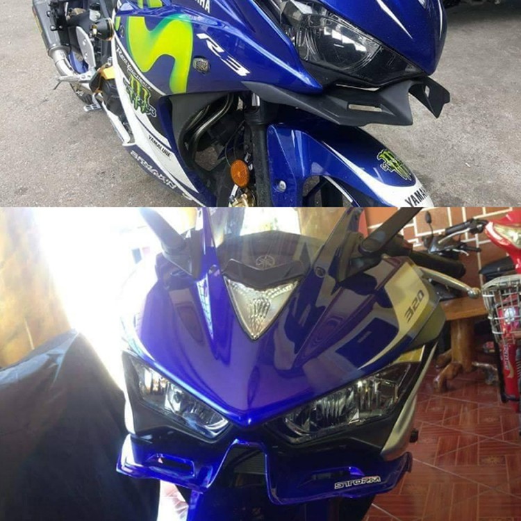 motorcycle windshield side wings