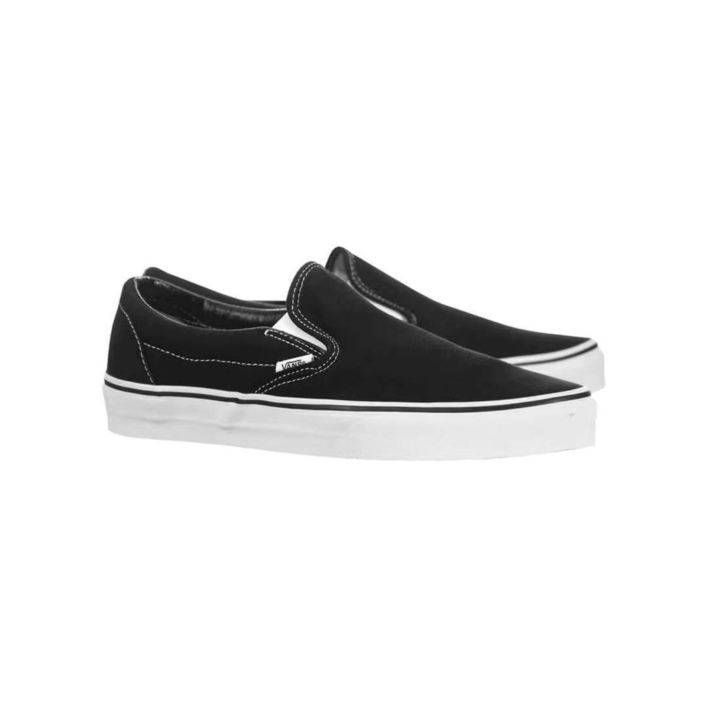 nike shoe Vans slip on shoes white and black shoes 36-45 | Shopee ...