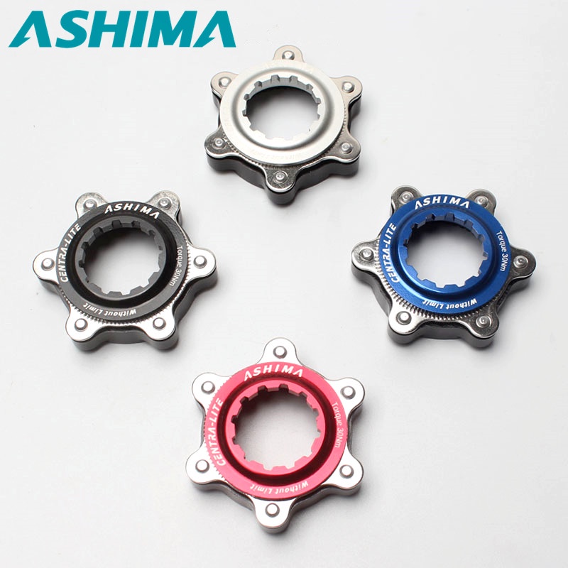 Ashima Mountain Bicycle Hub Disc Brake Center Lock Adapter Disc Brake Rotor Adaptor for 6 Bolt