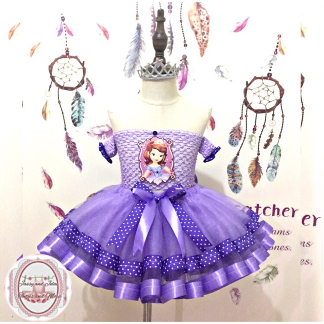 sofia the first tutu set