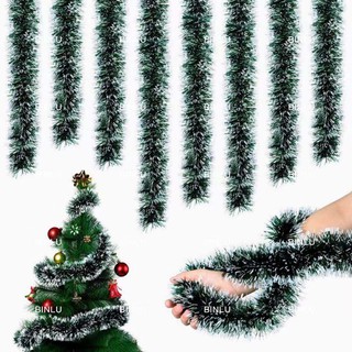 1.6m green/snow design christmas garland/decor/ribbon/prop,christmas tree/party DIY,PVC,BINLU #1