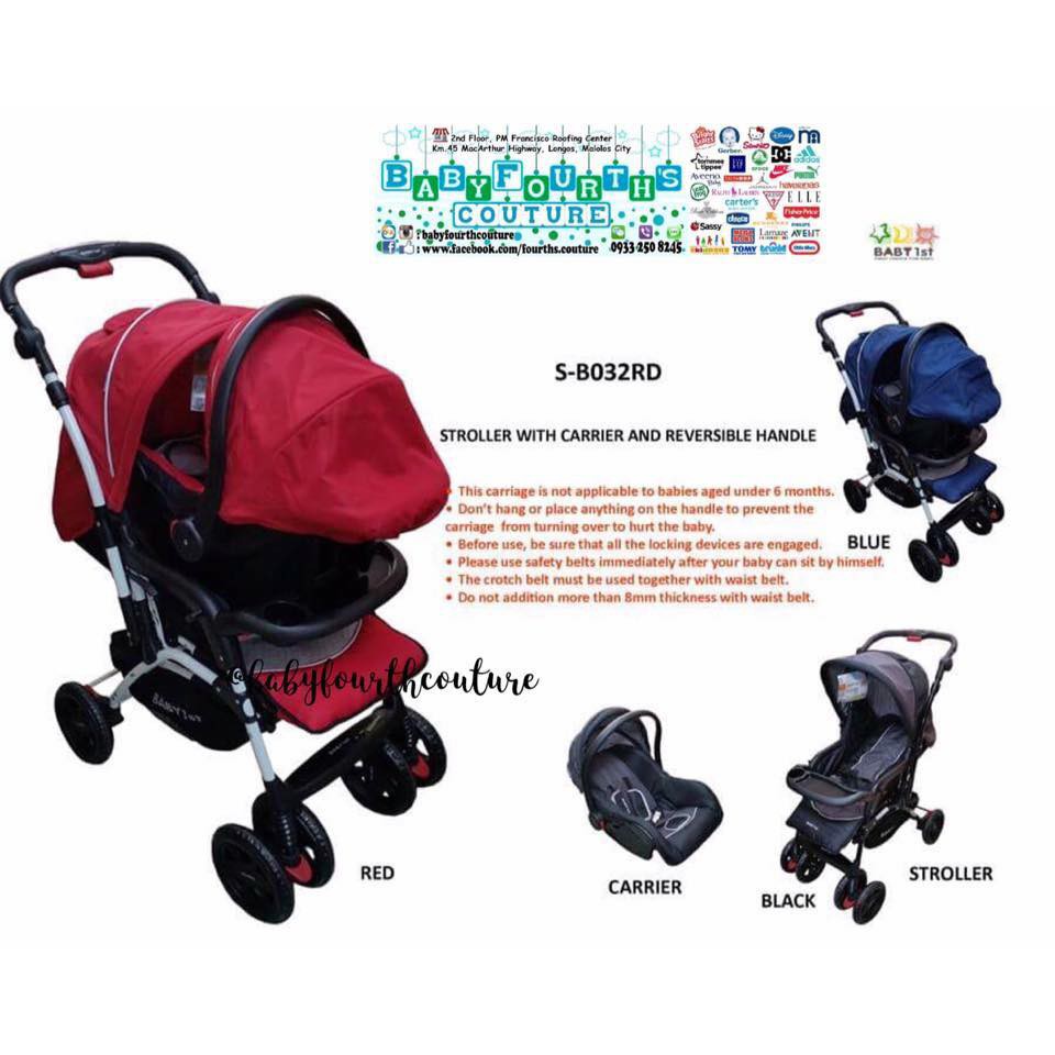 baby 1st stroller with car seat