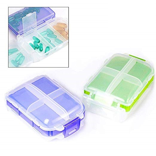 Portable Folding 3 Layer Medicine Pill Box Organizer | Shopee Philippines