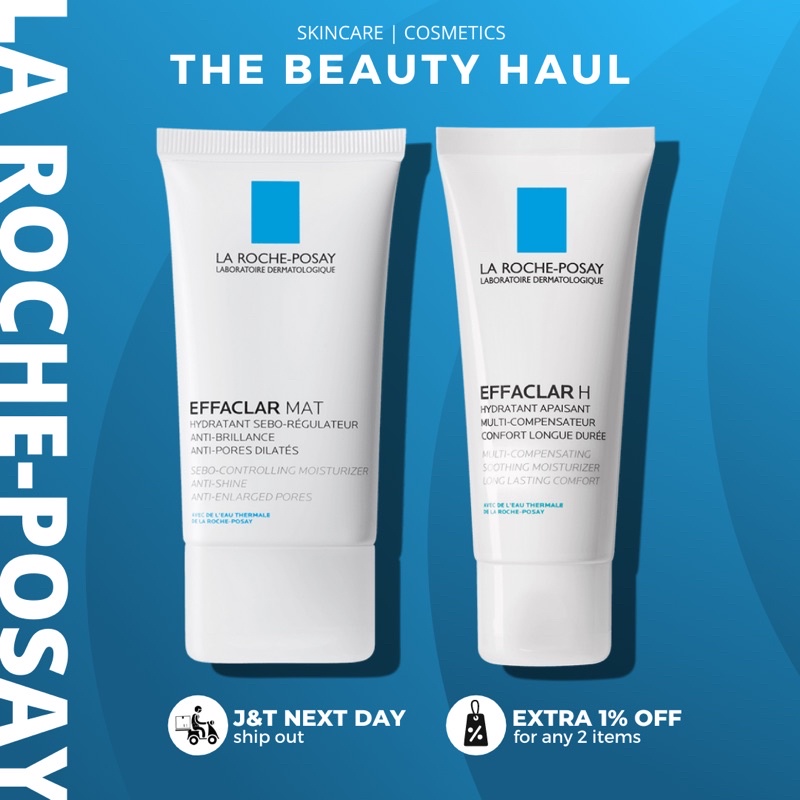 LA ROCHEPOSAY Effaclar MAT Effaclar H Daily Moisturizer For Oily