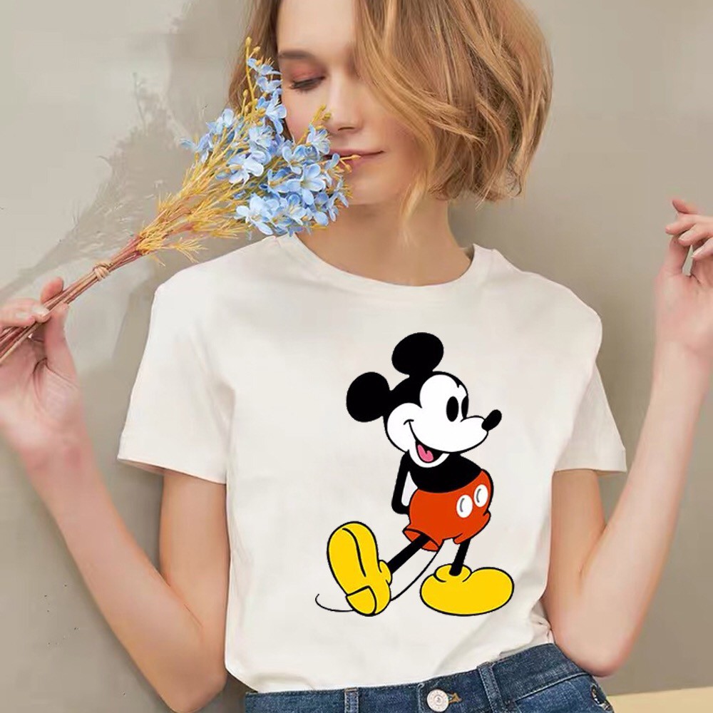 Download Mickey Mouse Ladies fashion cute style T-shirt size:M,L ...