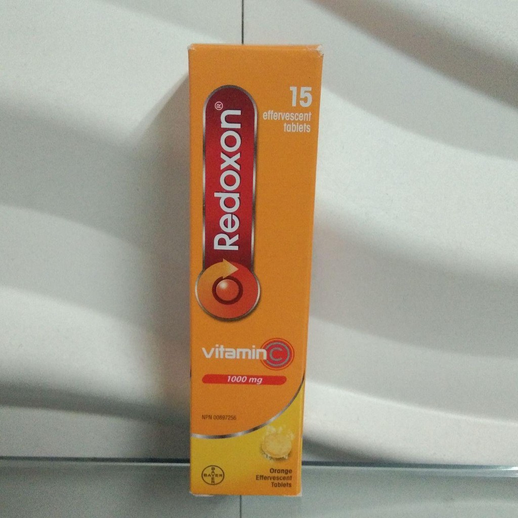 Redoxon Vitamin C 1000 Mg Effervescent 15 Tablets Orange Flavour Shopee Philippines