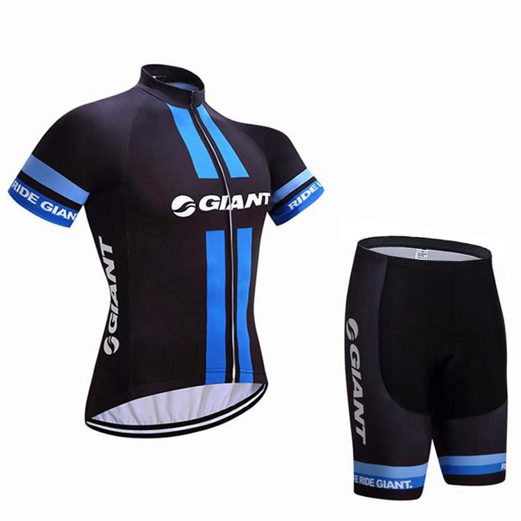 giant cycling jersey and shorts