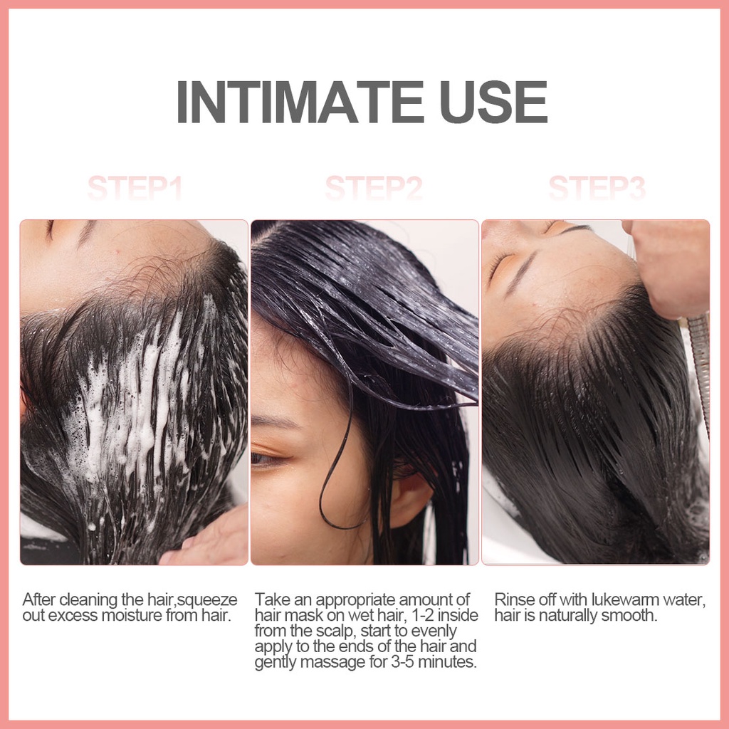 Bremod Hair mask Premium Intensive Cocoa Butter antifall flat hair