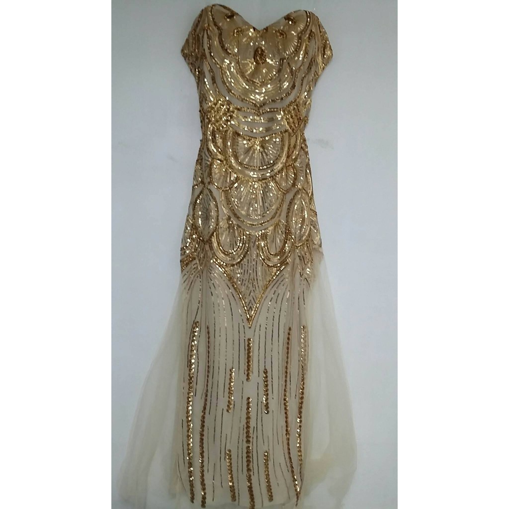 great gatsby long gown
