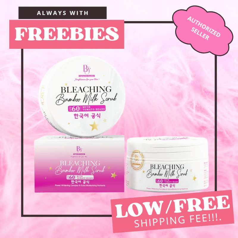 Brightest Skin BLEACHING BAMBOO MILK SCRUB Shopee Philippines
