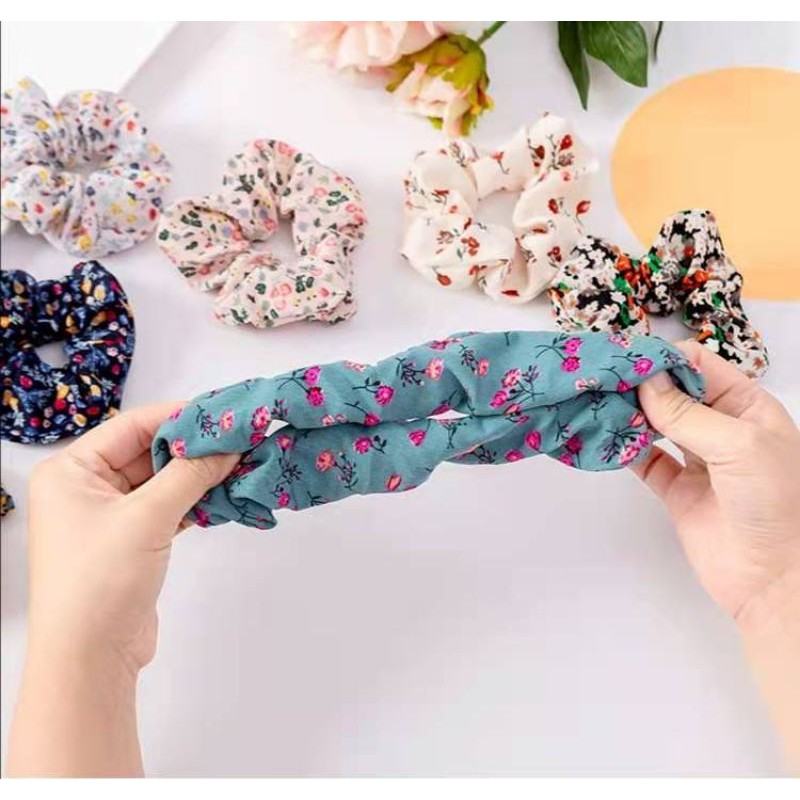 hair ring fabric string hair tie Chiffon fabric, durable high