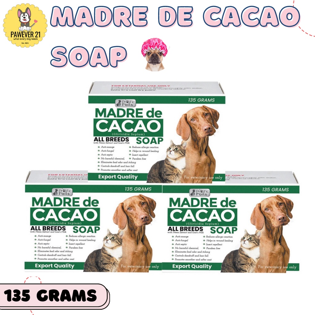MADRE DE CACAO SOAP for Dogs and Cats (135g) Shopee Philippines