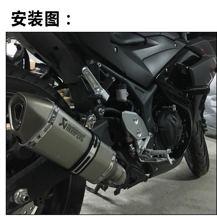 38-51mm Universal Motorcycle Exhaust Muffler Pipe Canister With DB Killer  Silencer | Shopee Philippines