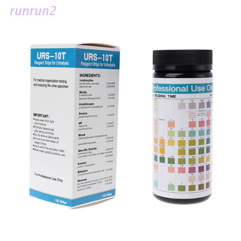 RUN Urine Dipsticks 10 Parameter Test Strips Testing Urobilinogen