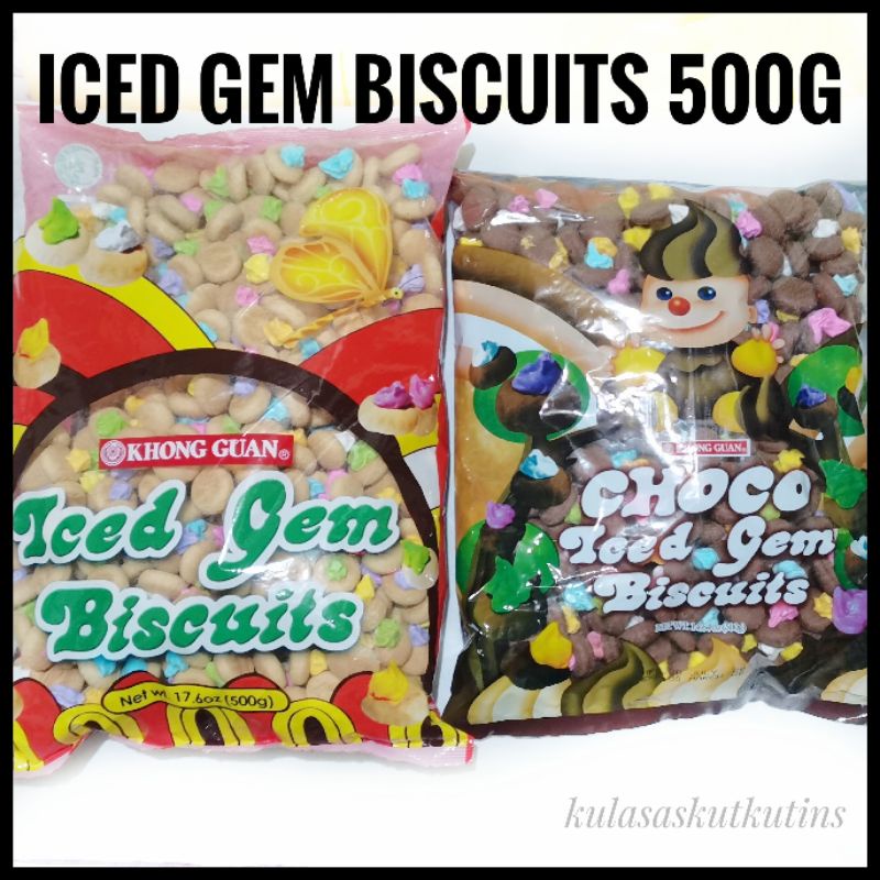 Iced Gem Biscuits 500g Shopee Philippines 