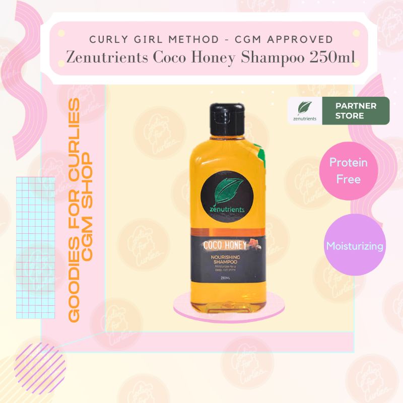 Zenutrients Coco Honey Nourishing Shampoo 250 Ml CGM Approved Zen00 Shopee Philippines