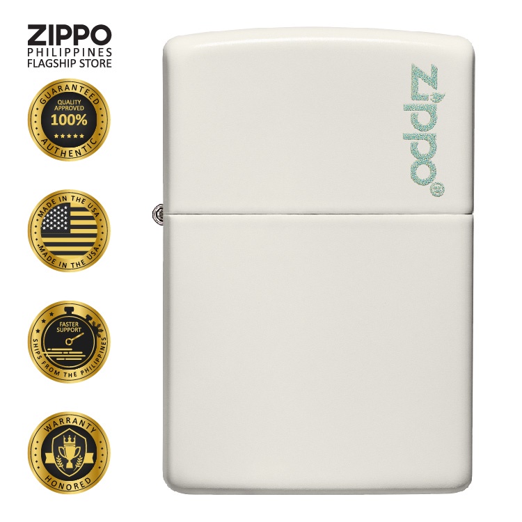 Zippo Windproof Lighter Classic Glow In The Dark Zippo Logo Shopee