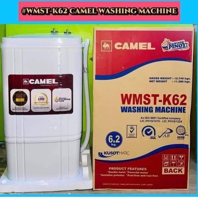 Camel Washing Machine WMSTK62 Single Tub Shopee Philippines