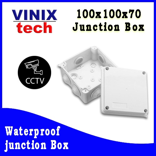 Waterproof Junction Box (100x100x70mm) White Color Junction Box with