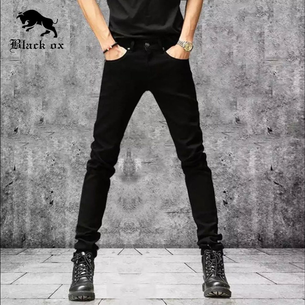 trendy black jeans