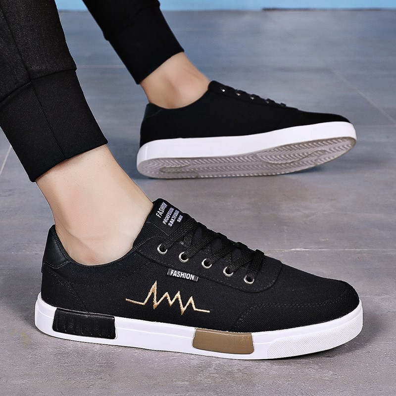 black canvas shoes mens