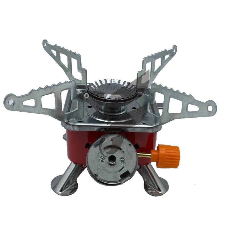 portable card type stove square outdoor folding camping stove