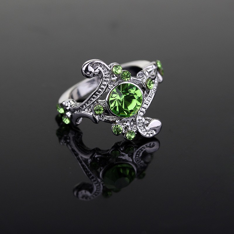 Harry Potter Ring Slytherin College Gem Harry Potter Ring Shopee Philippines